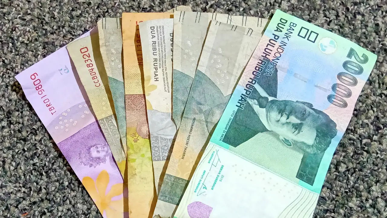 Uang rupiah kertas Lembaran uang kertas rupiah